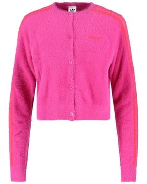 adidas 'Fluffy' Cardigan - Pink