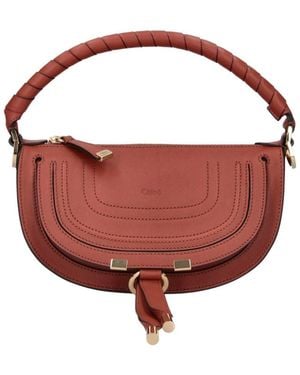 Chloé Borsa A Spalla Mini "Marcie" - Rosso