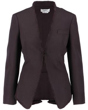McQueen Blazer In Lana - Blu
