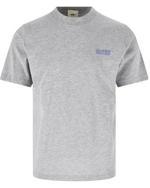 Autry T-Shirt Logo - Gray