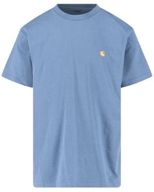 Carhartt "Chase" Logo T-Shirt - Blue