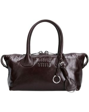 Miu Miu Handbag Logo - Black