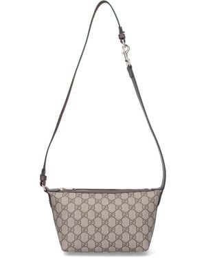 Gucci "Ophidia" Crossbody Bag - White