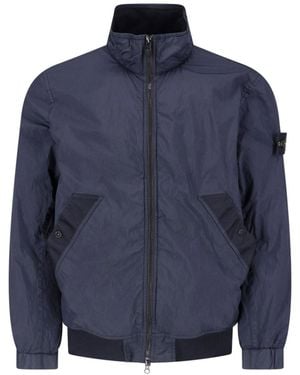 Stone Island Jacket "Crinkle Reps Ny" - Blue