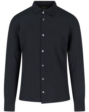 Zanone Cotton Shirt - Blue
