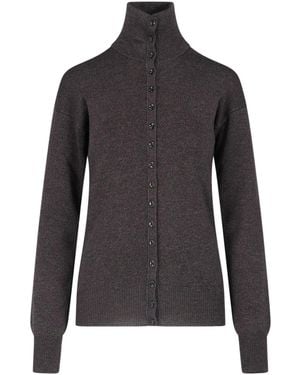 Lemaire Wool Turtleneck Jumper - Black