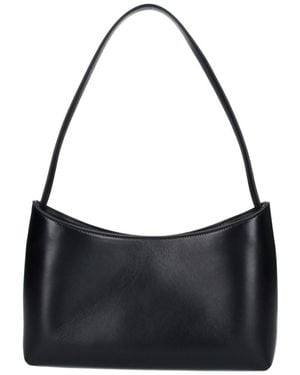 The Row Shoulder Bag "Alma Baguette" - Black