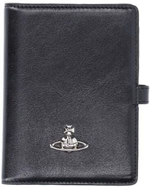 Vivienne Westwood 100% Cow Leather Wallet - Black