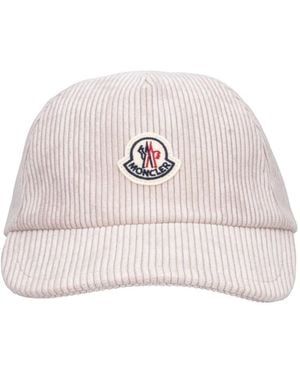Moncler Baseball Cap Logo - White