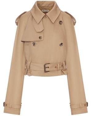 JW Anderson Cropped Trench - Natural
