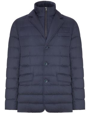 Herno Piumino blazer imbottito con pettorina interna - Blu
