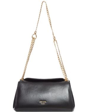 Prada Leather Shoulder Bag - White