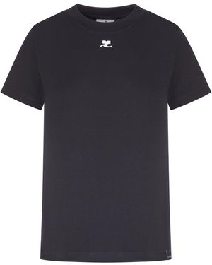 Courreges Ac Regular T-Shirt - Black