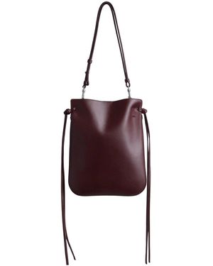 Phoebe Philo Leather Gig Pouch - Purple