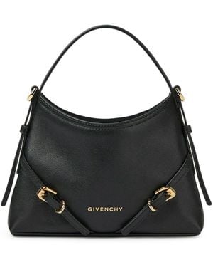 Givenchy Voyou Nano Bag In Polished Leather - Black