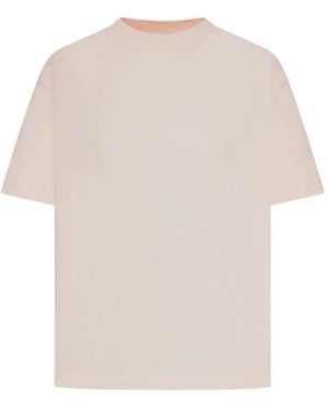 Golden Goose Deluxe Brand T-Shirt With Reverse Logo On The Back - White