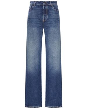 Miu Miu Wide-Leg Jeans - Blue