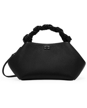 Ganni Small Granulated Bou Bag - Black