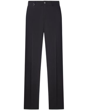 Prada Pantaloni in lana mohair - Blu