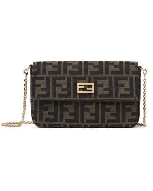 Fendi Compact Wallet - Black