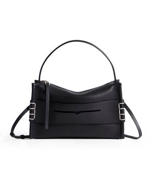 JW Anderson J.W.Anderson Leather Loafer Bag - Black