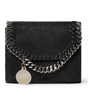 Stella McCartney Falabella Tri-Fold Wallet - Black