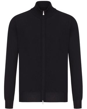 Nome G Cotton Jacket With Zip - Blue