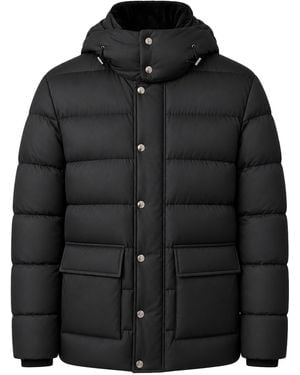 Herno Parka in tessuto tecnico super opaco e monogram - Nero