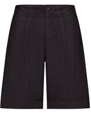 Transit Linen Bermuda Shorts - Blue