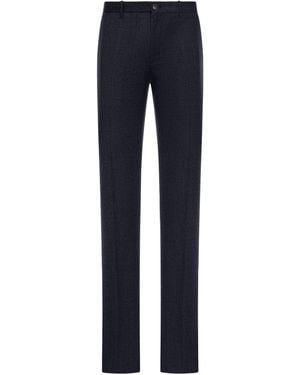 Incotex Tailored Wool Pants - Blue