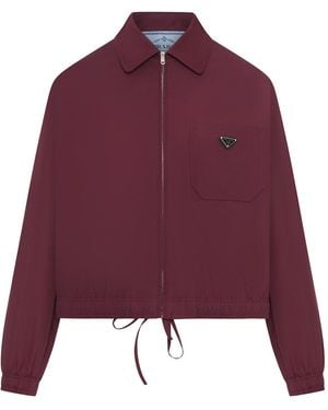 Prada Re-Nylon Blouson - Purple