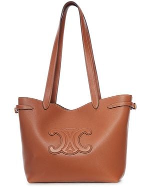 Celine Small Cabas Anaïs Cuir Triomphe Bag - Brown