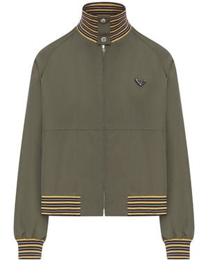 Prada Tec Canvas Blouson - Green
