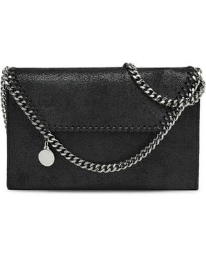 Stella McCartney Falabella Shoulder Bag Wallet - Black