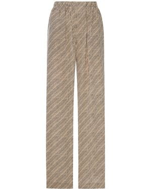 Balenciaga Monogram Trousers - Natural
