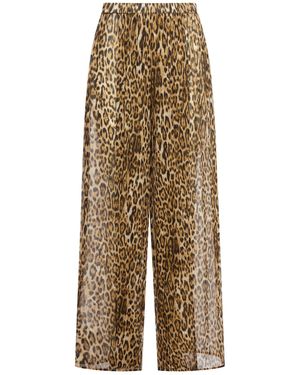 THE NINA STUDIO Pantaloni in georgette - Neutro