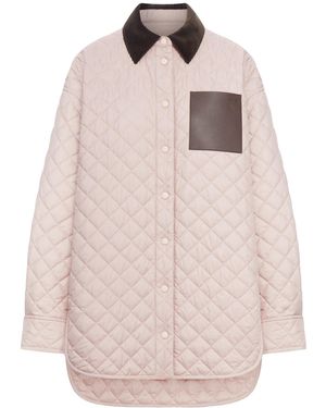 Loewe Light Quilted Jacket - Pink