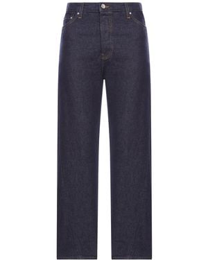 TOTEME Demin Jeans With Twisted Seams - Blue