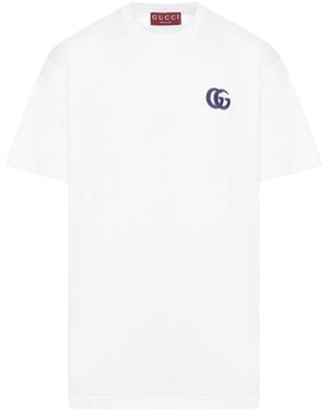 Gucci Washed Cotton Jersey T-shirt - White