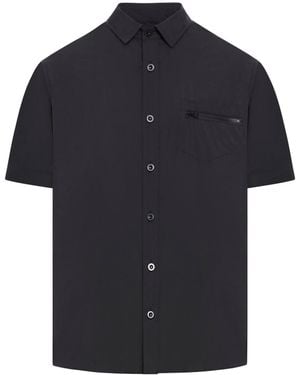 Sacai Rip Stop Nylon Shirt - Blue