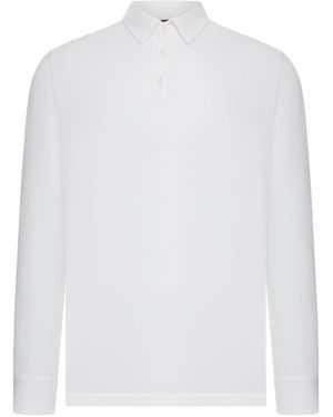 Zanone Slim Fit Polo - White