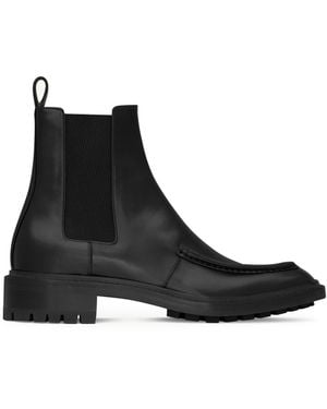Saint Laurent Joe Smooth Leather Chelsea Boots - Black