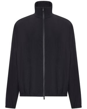 Fear Of God Tech Track Jacket In Ripstop Nylon - Blue