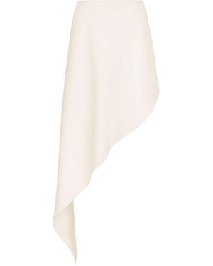 Alaïa Poplin Pointed Skirt - White