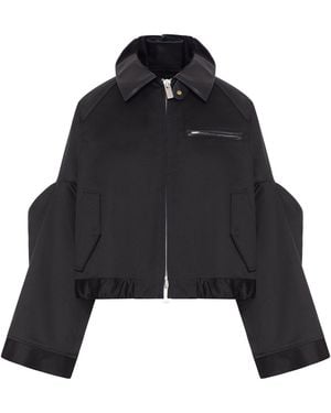 Sacai Cotton Chino Jacket - Black