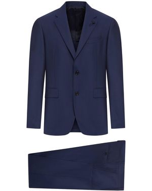 Lardini Single-Breasted Tailored Suit - Blue