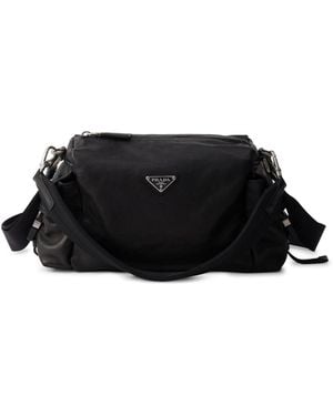 Prada Borsa explore in pelle - Nero