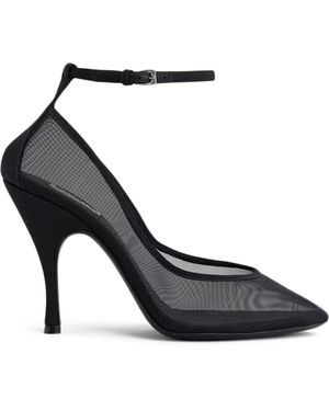 Alaïa Pumps With Mesh Strips - Black