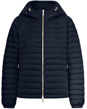 Moorer Julay Short Padded Down Jacket - Blue