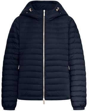 Moorer Julay Short Padded Down Jacket - Blue